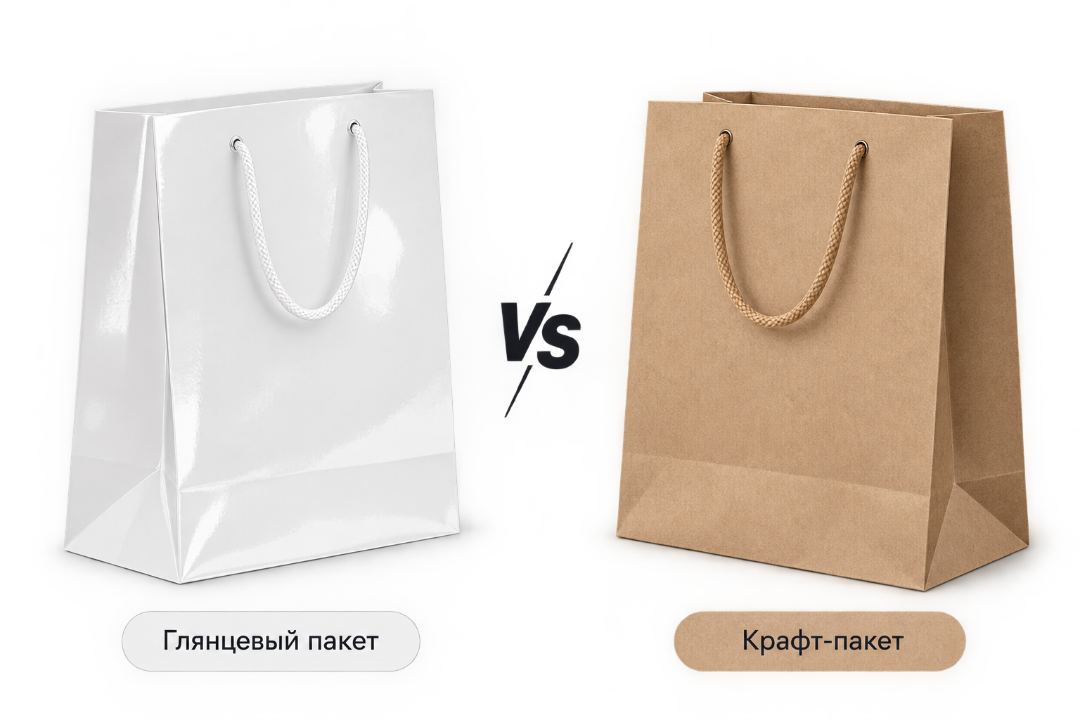 Крафт пакет или глянцевый: что выбрать для вашего бренда?